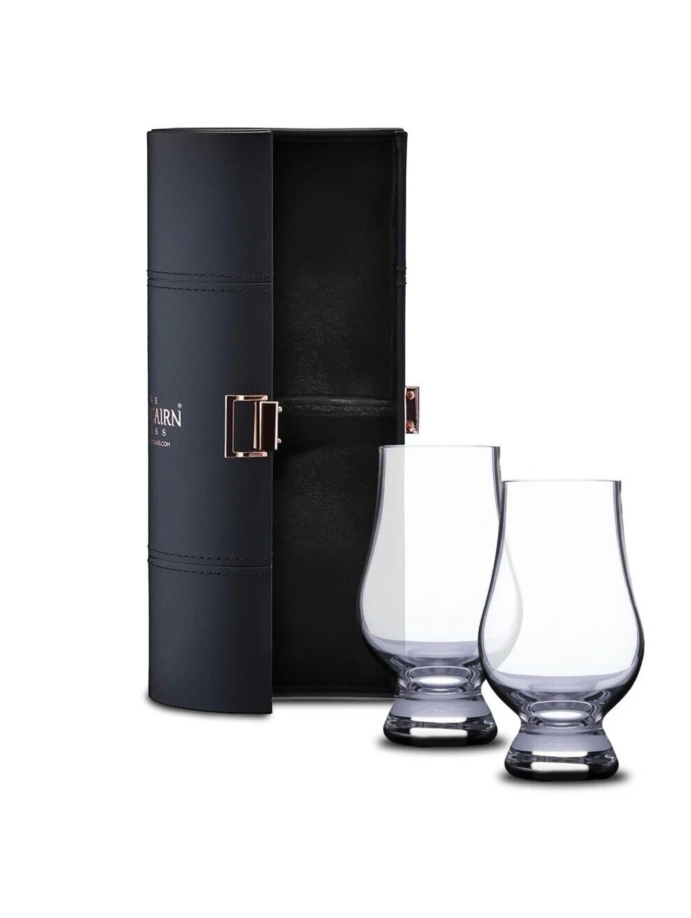 Glencairn Whiskey Glass Gift Set of 2 with Travel Case  (New Opened Box) 🔥